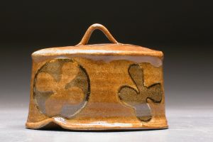 Lidded Jar - with lustre